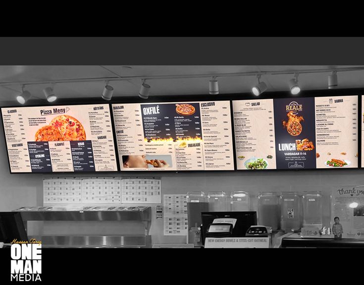 Digital Menu Display